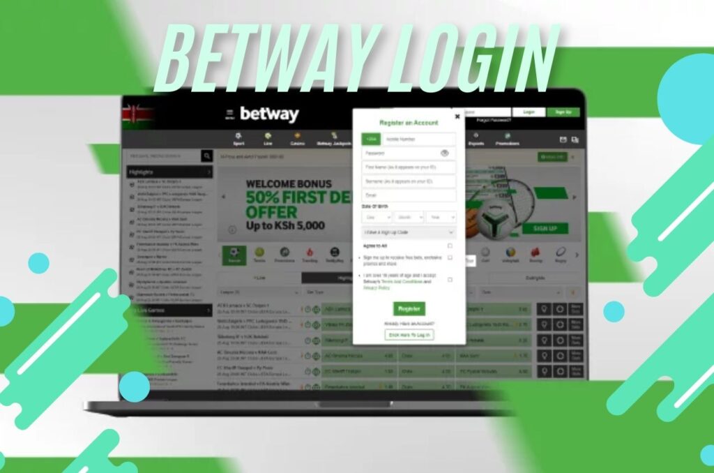 Betway website how to Login and make bets