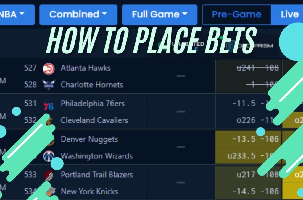 How to place bets on sports events overview